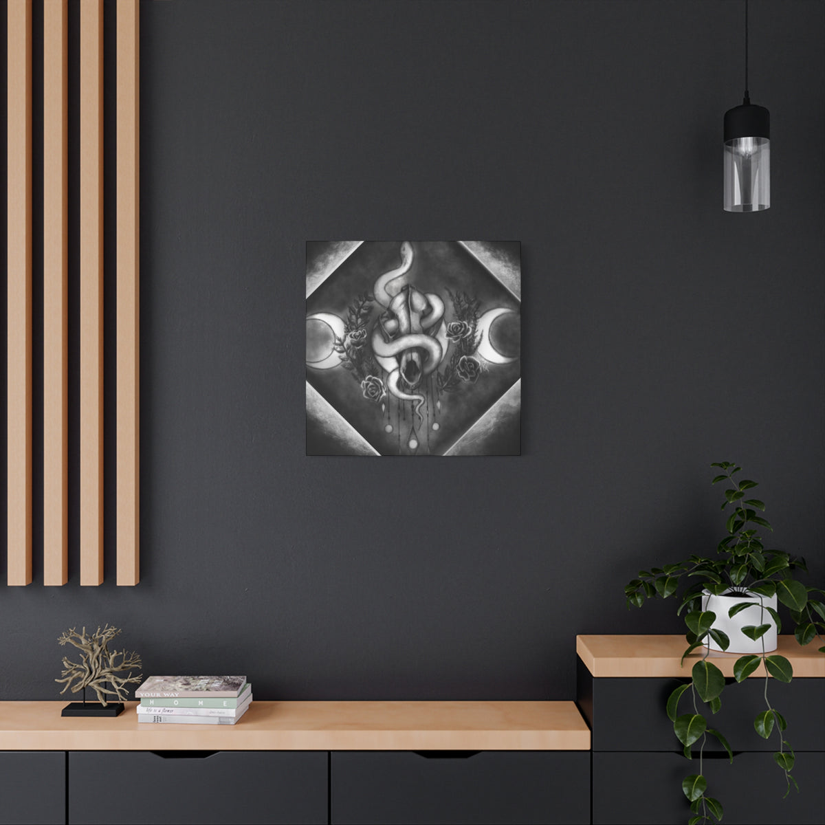 Canvas Wall Art — Black Magic Ward