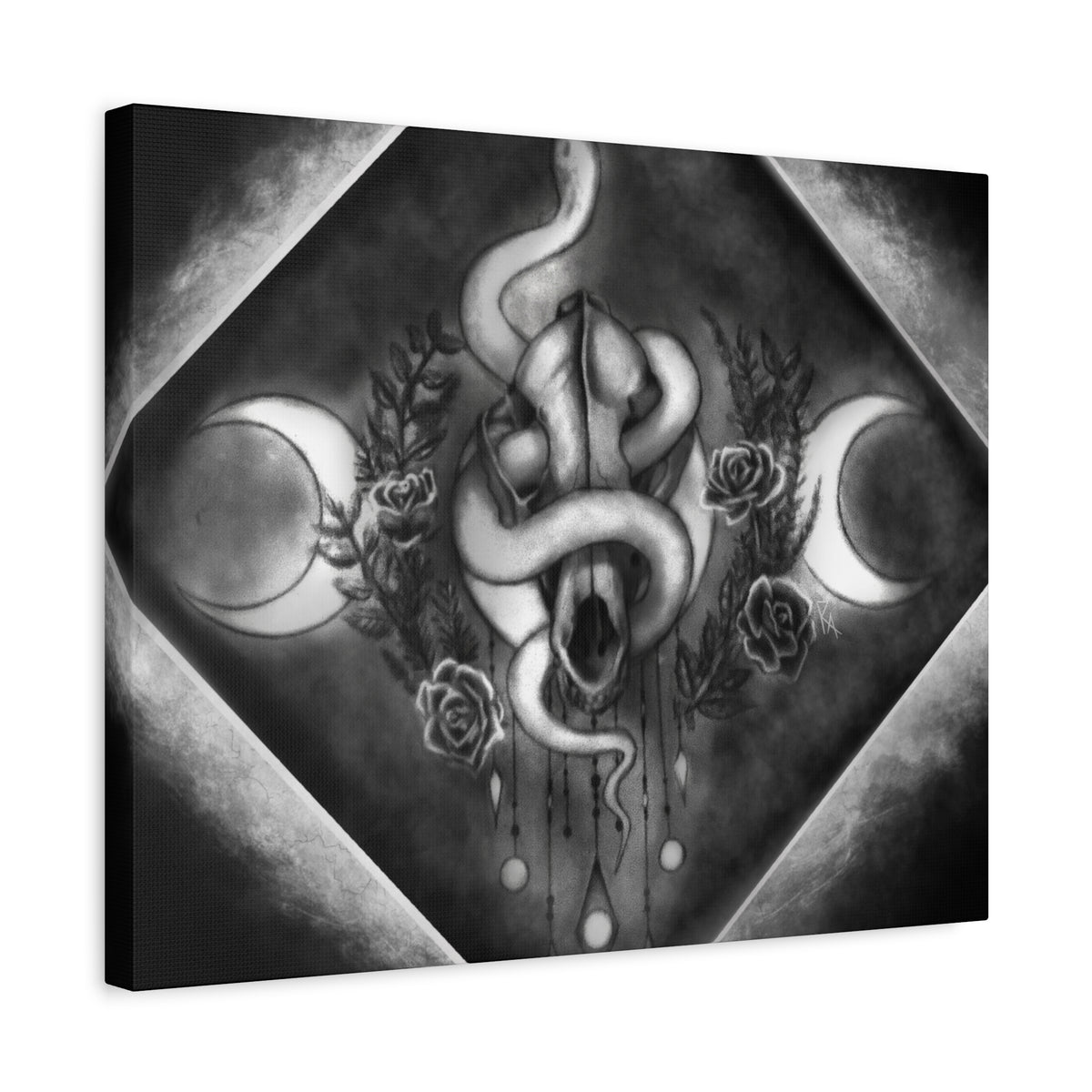 Canvas Wall Art — Black Magic Ward