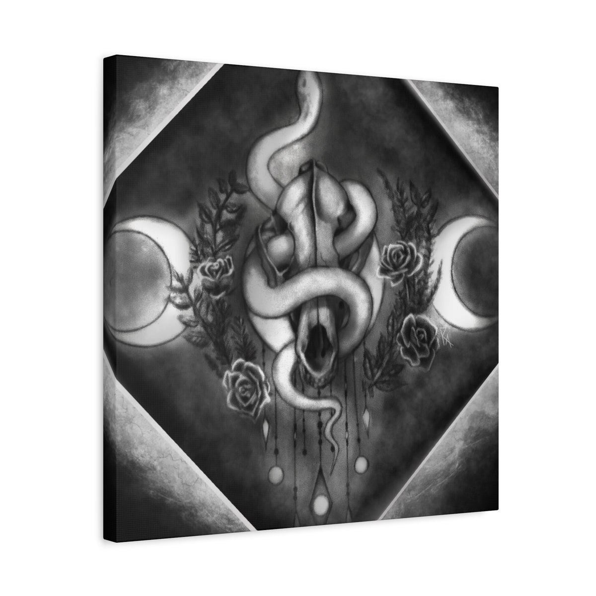 Canvas Wall Art — Black Magic Ward