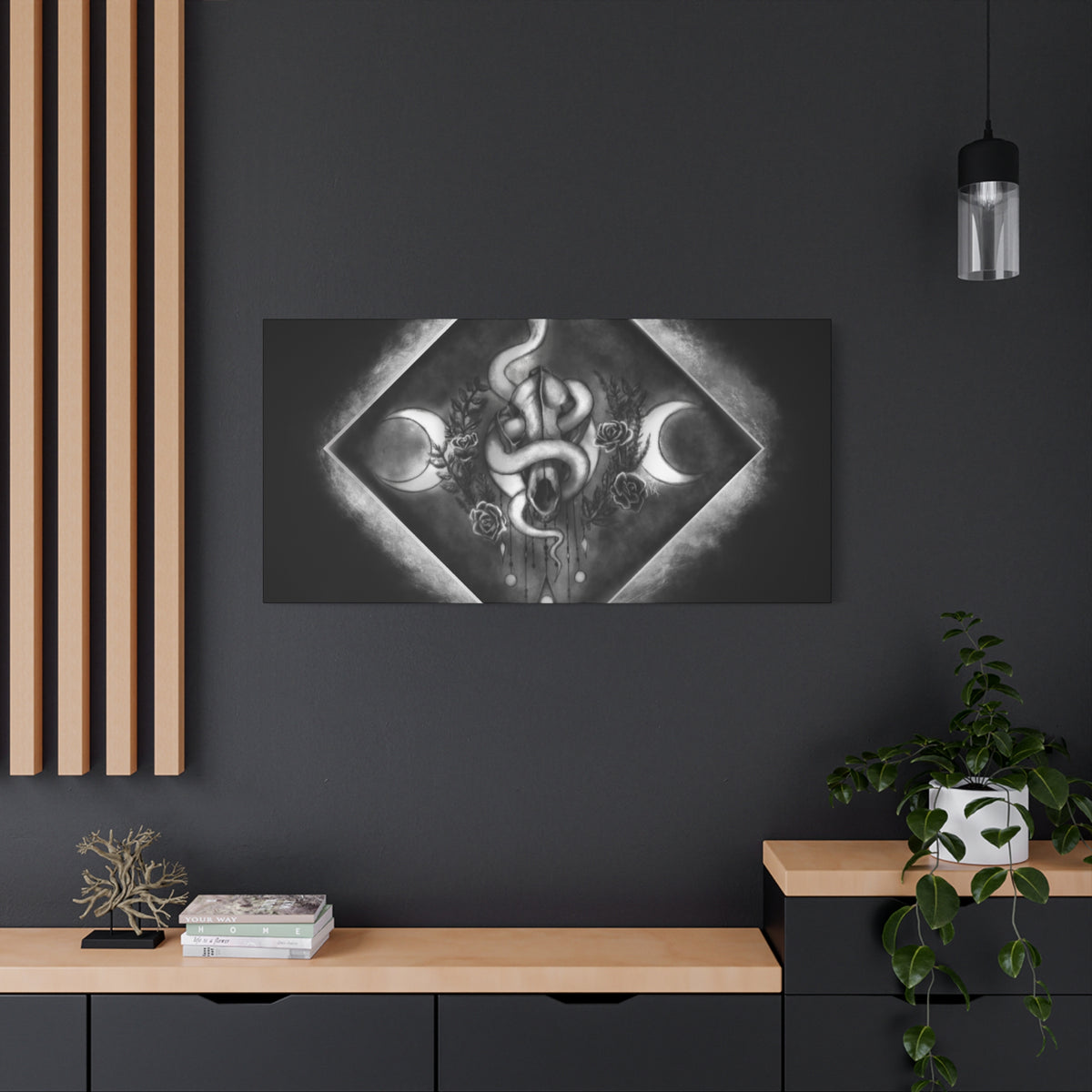 Canvas Wall Art — Black Magic Ward