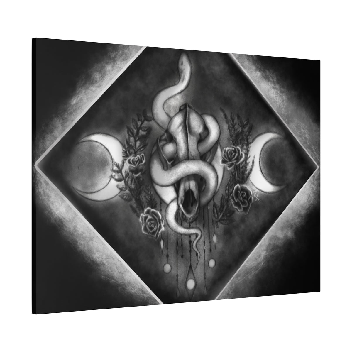 Canvas Wall Art — Black Magic Ward