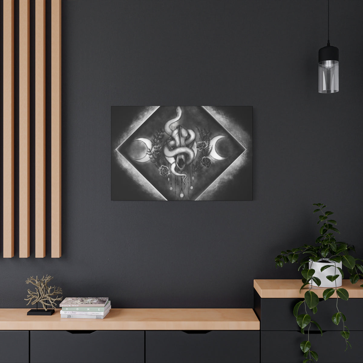 Canvas Wall Art — Black Magic Ward